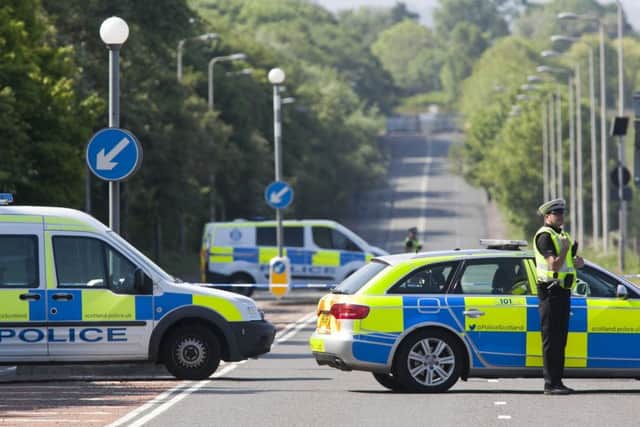 The scene at Maybury Road today. Picture: Alistair Linford