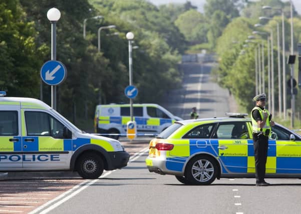 The scene at Maybury Road today. Picture: Alistair Linford