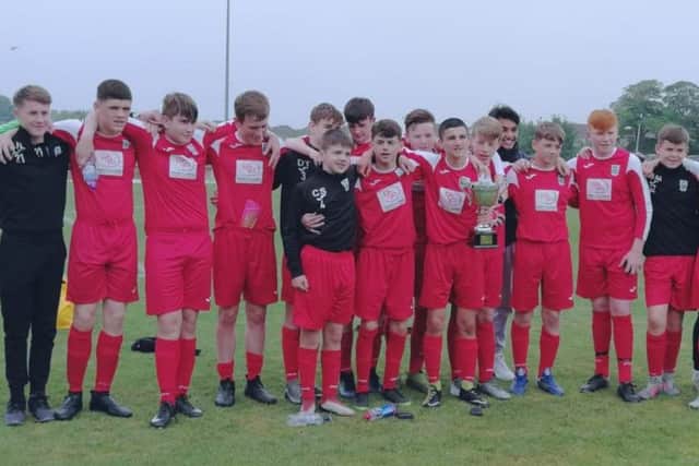 Leith Athletic Under-15s won the South East Region Cup