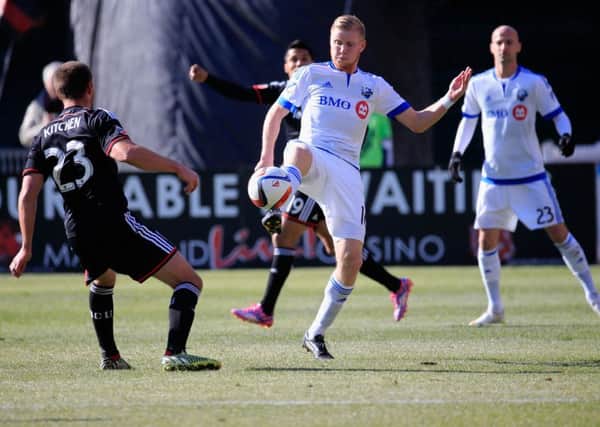 Calum Mallace in action for Montreal Impact. Pic: SNS