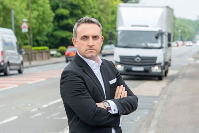 MSP Alex Cole Hamilton
has complained about the lack of speed cameras on the Maybury Road. Picture: Ian Georgeson