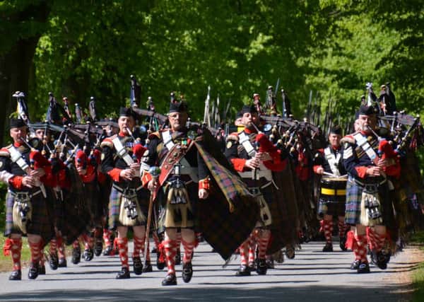 The Atholl Highlanders are Europe's last remaining private army. PIC: Contributed.