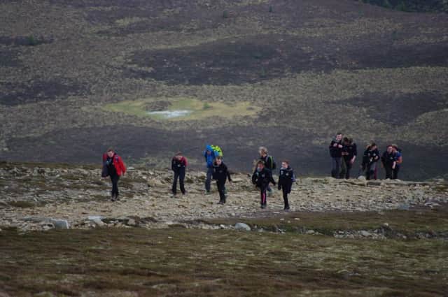 The polar academy selection weekend included tough hiking in the hills near Glenmore Lodge by Aviemore