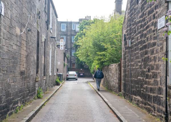 Industry Lane off Ferry Road in Leith. Picture: Ian Georgeson
