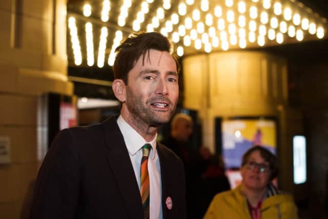 David Tennant on red carpet.
He has backed the campaign