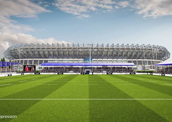 Scottish Rugby announces plans for 7800-capacity stadium in grounds of BT Murrayfield
Scottish Rugby has today announced it has applied for planning permission to install a new playing venue in the grounds of BT Murrayfield, which will have a capacity of up to 7,800.
The development is intended to be the new home of Edinburgh Rugby and would be located on a section of land currently used as training pitches.
A detailed planning application has been submitted to City of Edinburgh Council to provide a fan-focussed, playing venue in the city that will incorporate a new 3G surface and covered spectator stands around all four sides of the ground.