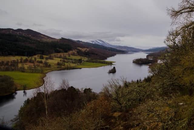 The incident happened near near the Clunie Dam at Loch Tummel