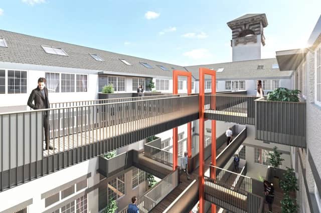 Fresh plans to breathe new life into one of Edinburghs most distinctive old school buildings have been submitted for approval