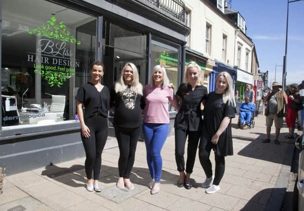 Bliss hairdressers, l-r, Kelly McMillan, Laura Flanagan, Rosheen Warnock, Justine Hughes and Sammara Law tell us about living in Porty