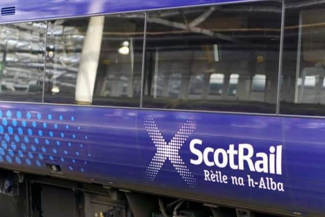 A Scotrail conductor was seen playing piano