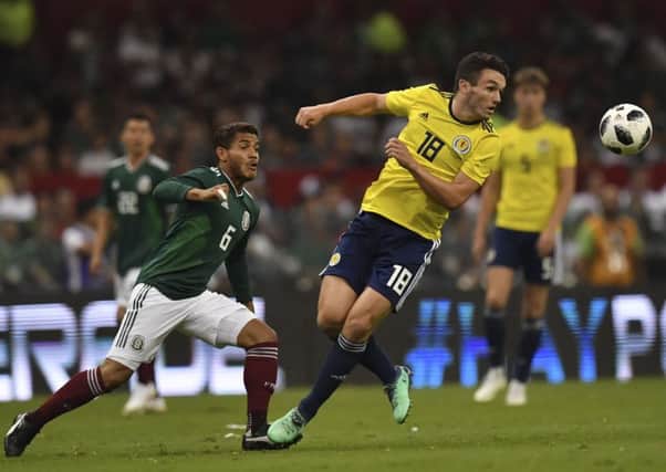 John McGinn played in matches against both Mexico and Peru
