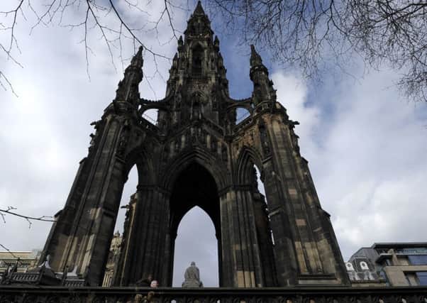 A man has been arrested following an incident at the Scott Monument