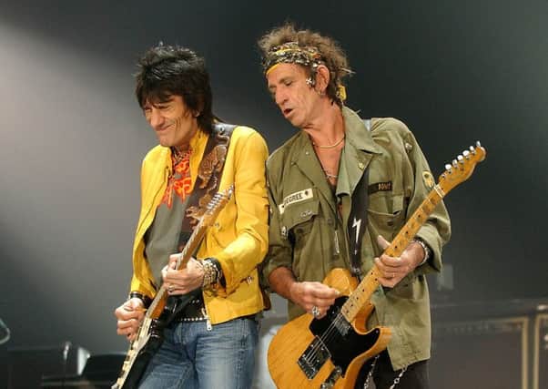Ronnie Wood and Keith Richards wow the crowd at The SECC in Glasgow as part of their 40 licks tour.