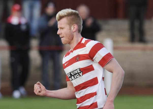 Blair Henderson spent time in the east Juniors with Bonnyrigg Rose before returning to League Two with Berwick Rangers
