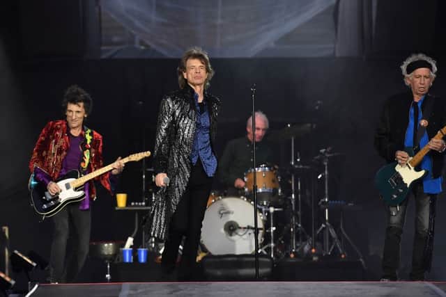 The Rolling Stones perform live on stage. Picture: Charles McQuillan/Getty Images