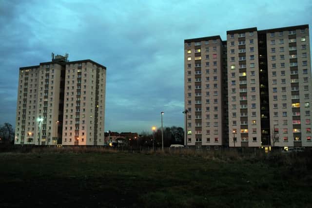 Some residents were evactuated from Greendykes House this morning. Picture: Ian Rutherford