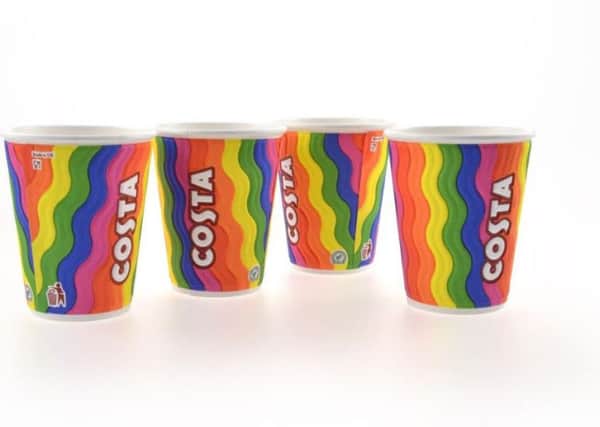 Costa is launching rainbow cups ahead of Pride 2018.