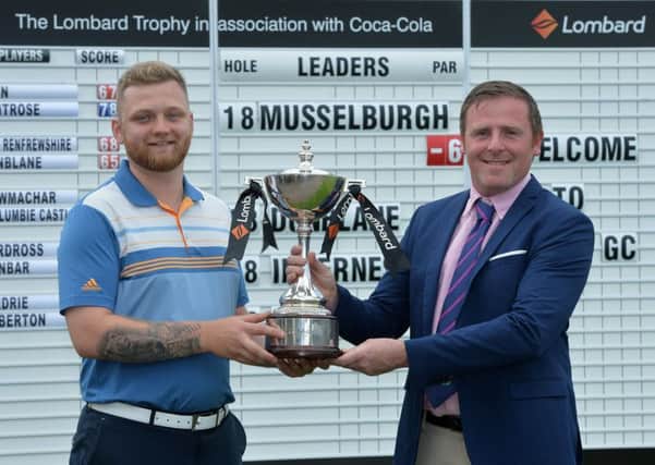 Shaun Tiffney, left, and Norman Huguet won the Lombard Trophy Scottish qualifier at Crieff. Pic: TSPL