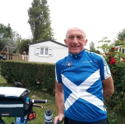 Len collingwood - aka Rickshaw Grandad - has now reached Calais on  his fundraising challenge of Edinburgh to Istanbul