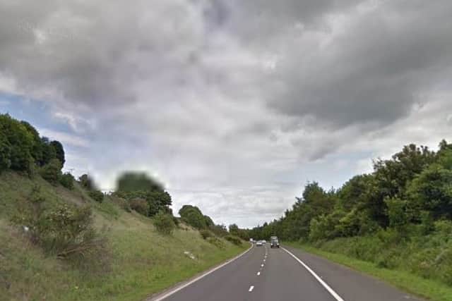 The M9 eastbound has since reopened following an earlier crash.