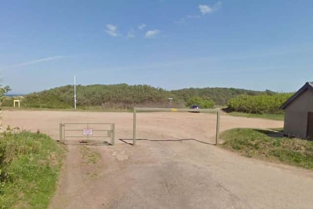 The incident happened on the footpath from car park 1 car park 2 in Longniddry Bents