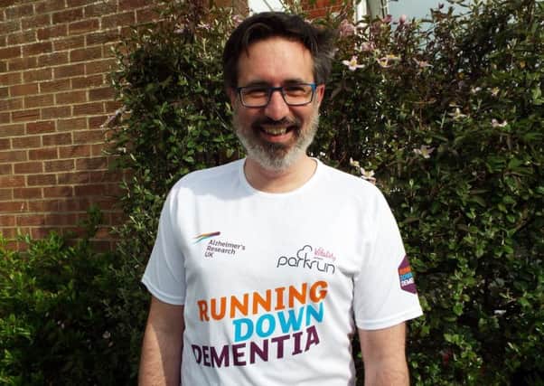 Dr Ian Elliott has so far raised around Â£1700 from taking part in Alzheimers Research UKs Running Down Dementia challenge