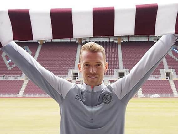 Oliver Bozanic is the latest new arrival at Hearts. Pic: Heart of Midlothian FC