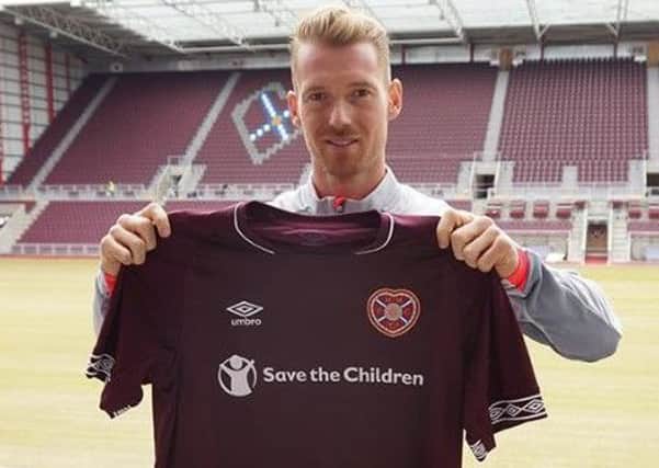 Oliver Bozanic is the club's ninth summer signing. Picture: Hearts FC