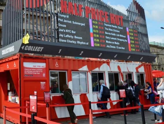 The Half Price Hut is the place to go in Edinburgh for a bargain during the Fringe (Photo: Shutterstock)