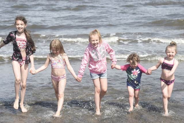 Families are expected to flock to Porty Beach this weekend. Picture: Greg Macvean
