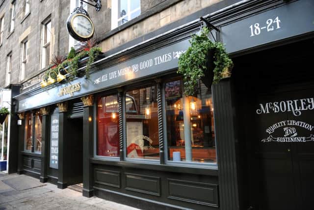 McSorley's pub, Clerk Street, Edinburgh.