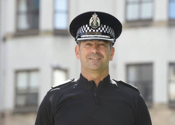 Chief Super Gareth Blair at St Leonard's Police Station. Picture: Greg Macvean