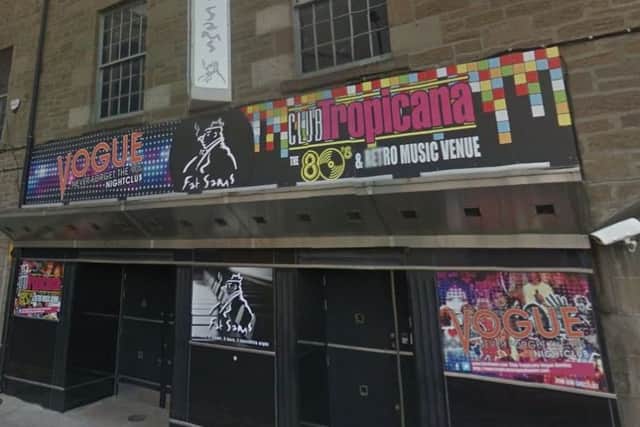 The incident happened at Club Tropicana in 2016