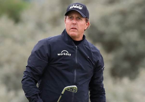 Phil Mickelson is looking forard to being back in East Lothian, where he won The Open at Muirfield in 2013. Picture: PA