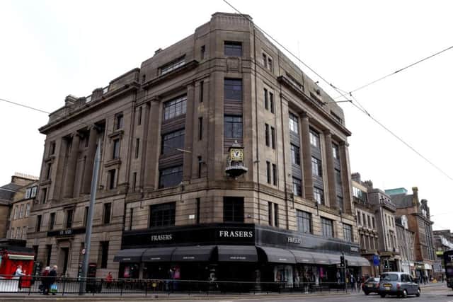 Edinburghs House of Fraser is set to close as part of a restructuring proposal.