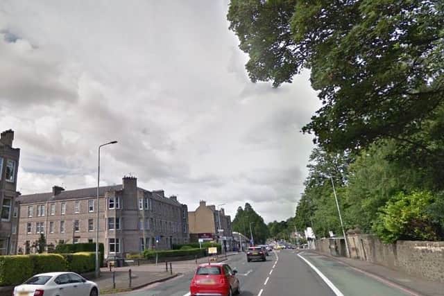 The incident happened on Corstorphine Road