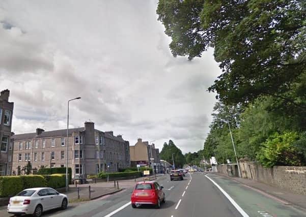 The incident happened on Corstorphine Road