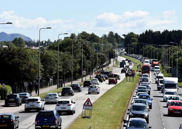 Traffic chaos en route to the Royal Highland Show last week. Picture: Lisa Ferguson