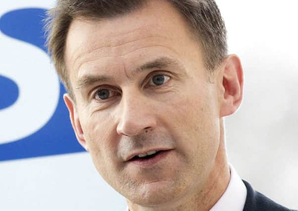 Jeremy Hunt has changed his tune since 2014. Picture: PA