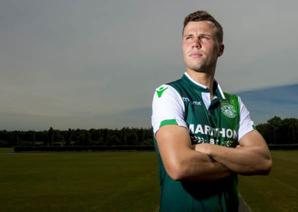 Florian Kamberi insists second place should be the target again for Hibs next season. Picture: SNS Group