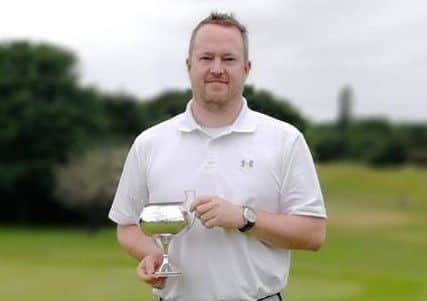 Allyn Dick won the Carrickvale club championship for the third year in a row