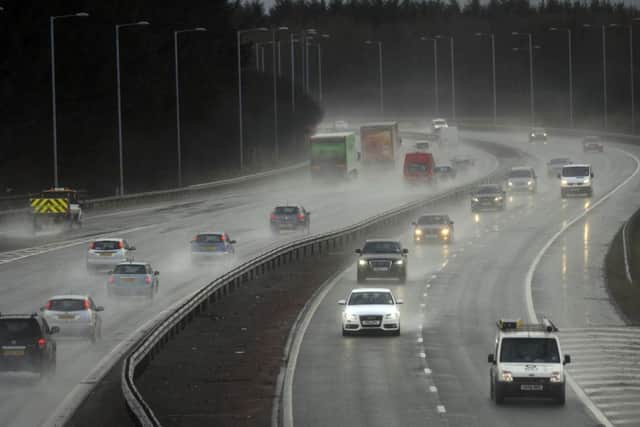 The M8 motorway near Livingston, close to where the fatal collision happened