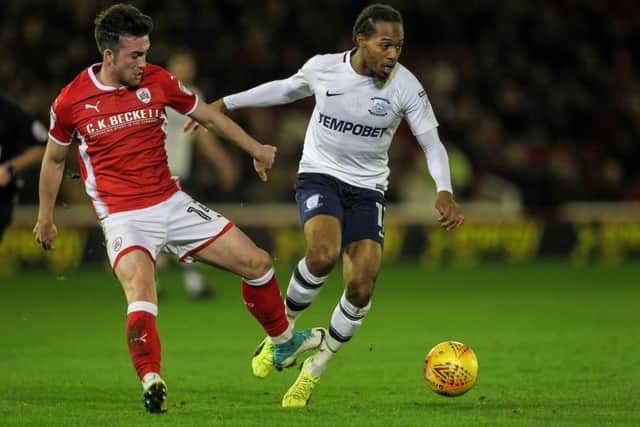 Stevie Mallan, left, wants to move back to Scotland after a year with Barnsley. Pic: Getty