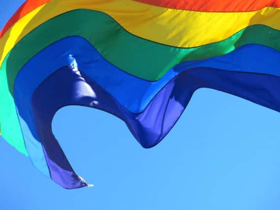 The Pride flag flew at last month's Edinburgh parade