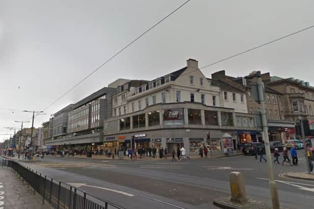 A woman has been hit by a bus on Princes Street. Picture: Google Street View