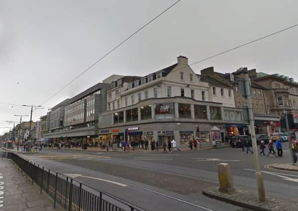 A woman has been hit by a bus on Princes Street. Picture: Google Street View