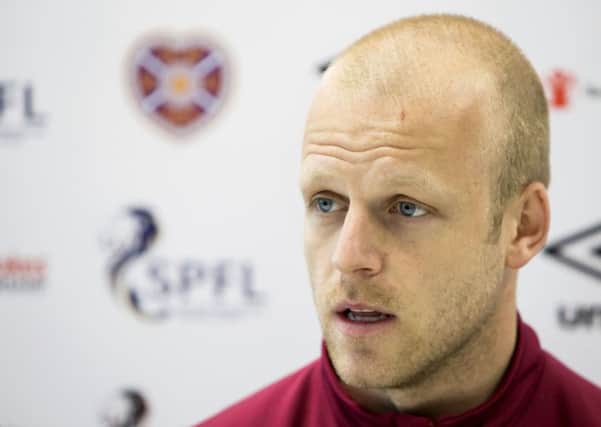 Steven Naismith has revealed it was an "easy decision" to come back to Hearts. Picture: SNS Group