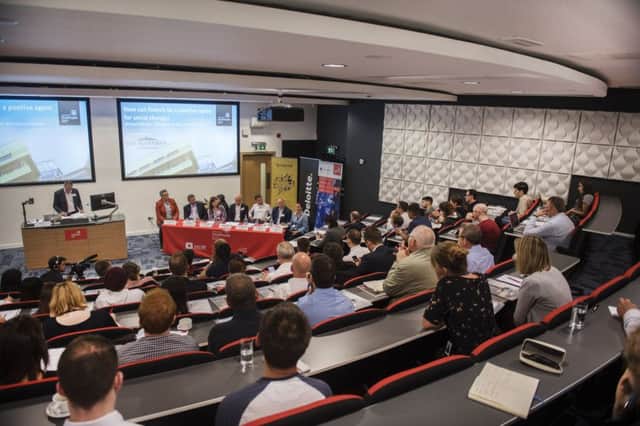 Scotland's fintech sector has welcomed investment this year. Pictured is The Scotsman's 2018 conference on fintect. Picture: John Devlin