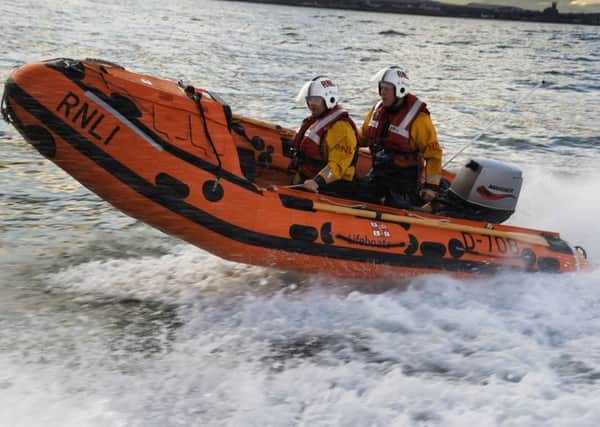 Dunbar lifeboat was called late last night