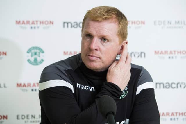 Neil Lennon is disappointed common sense didn't prevail in relation to his aeroplane celebration. Picture: SNS Group